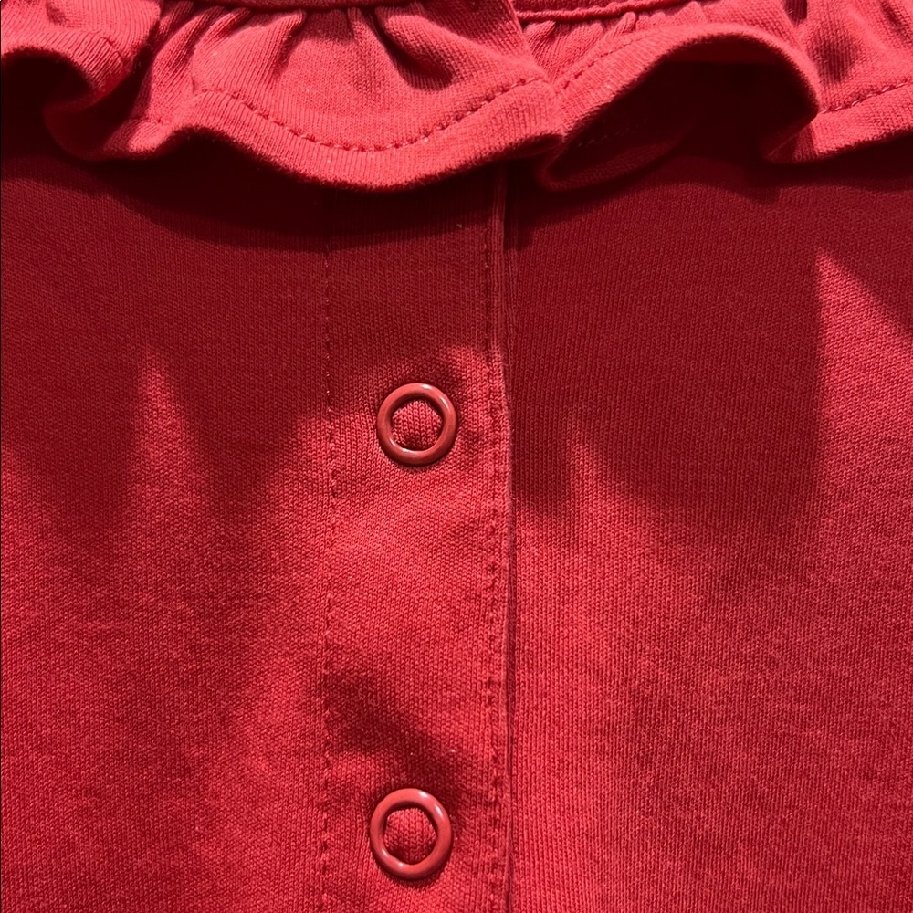 The Beaufort Bonnet Company Girls Reece Ruffle Top red size 8 - Picture 5 of 10